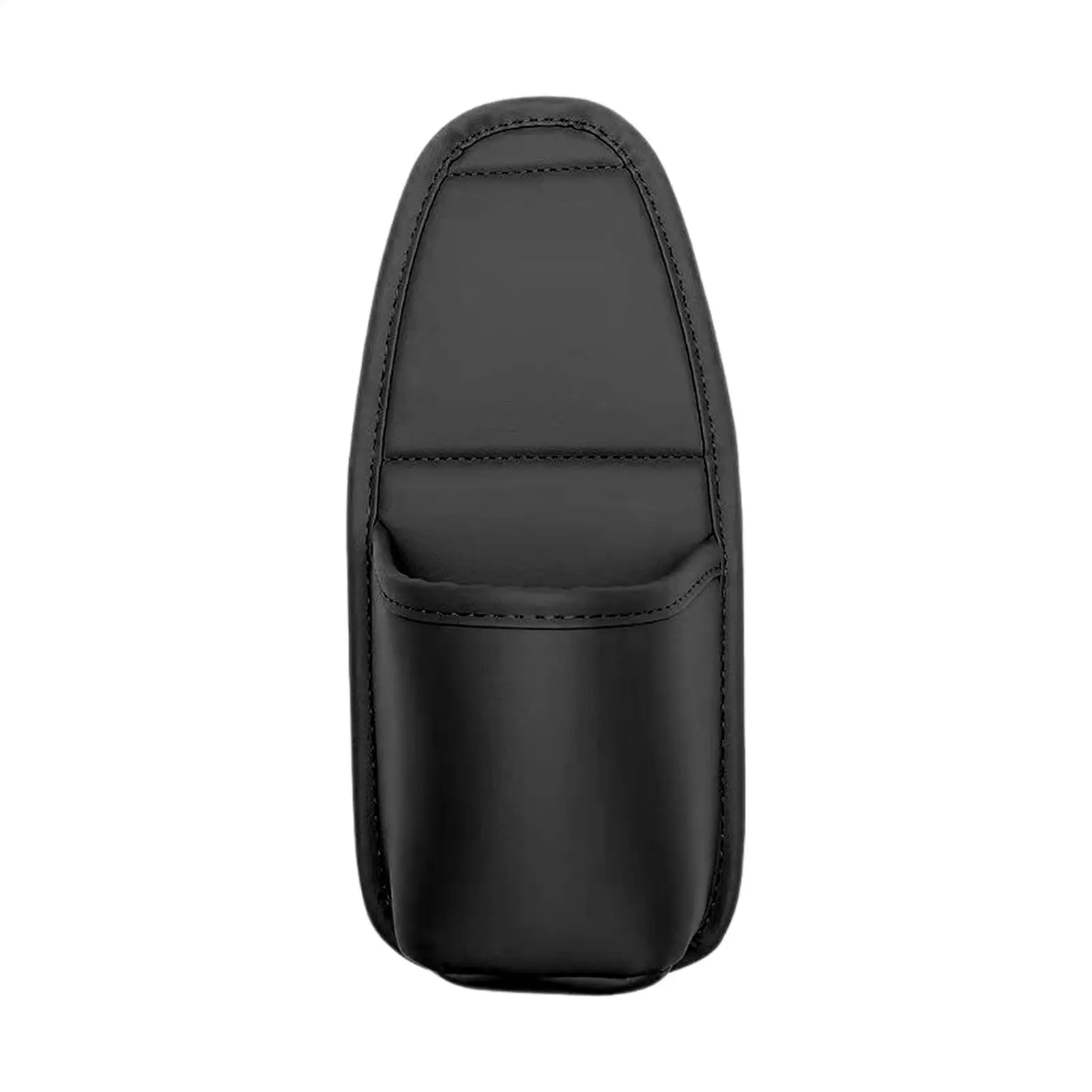 PU Leather Car Door Cup Holder Multifunctional Adhesive Storage Pocket Auto Door Mount Drink Bottle Holder Phone Storage Bag