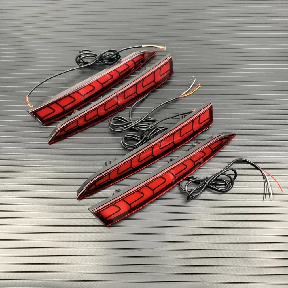 LED Rear Bumper Reflector Light Tail Brake Lamp Turn Signal Light For Hyundai Solaris Accent 2017 2018 2019