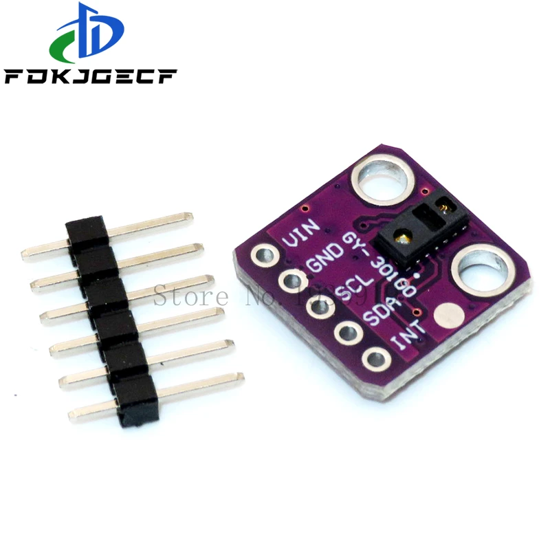 Picture 4: Heart Rate Click MAX30102 MAX30100 Sensor Module Breakout Ultra-Low Power Consumption For Arduino