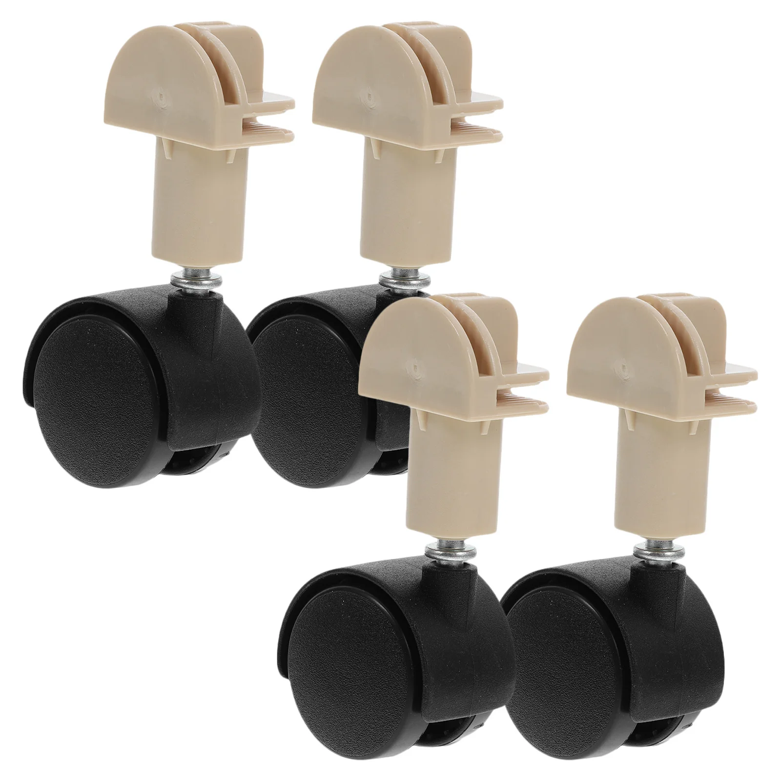 

4 Pcs Caster Wheels Cat Cage Accessories Crate Casters Transport Pet Bin Rollers Carrier