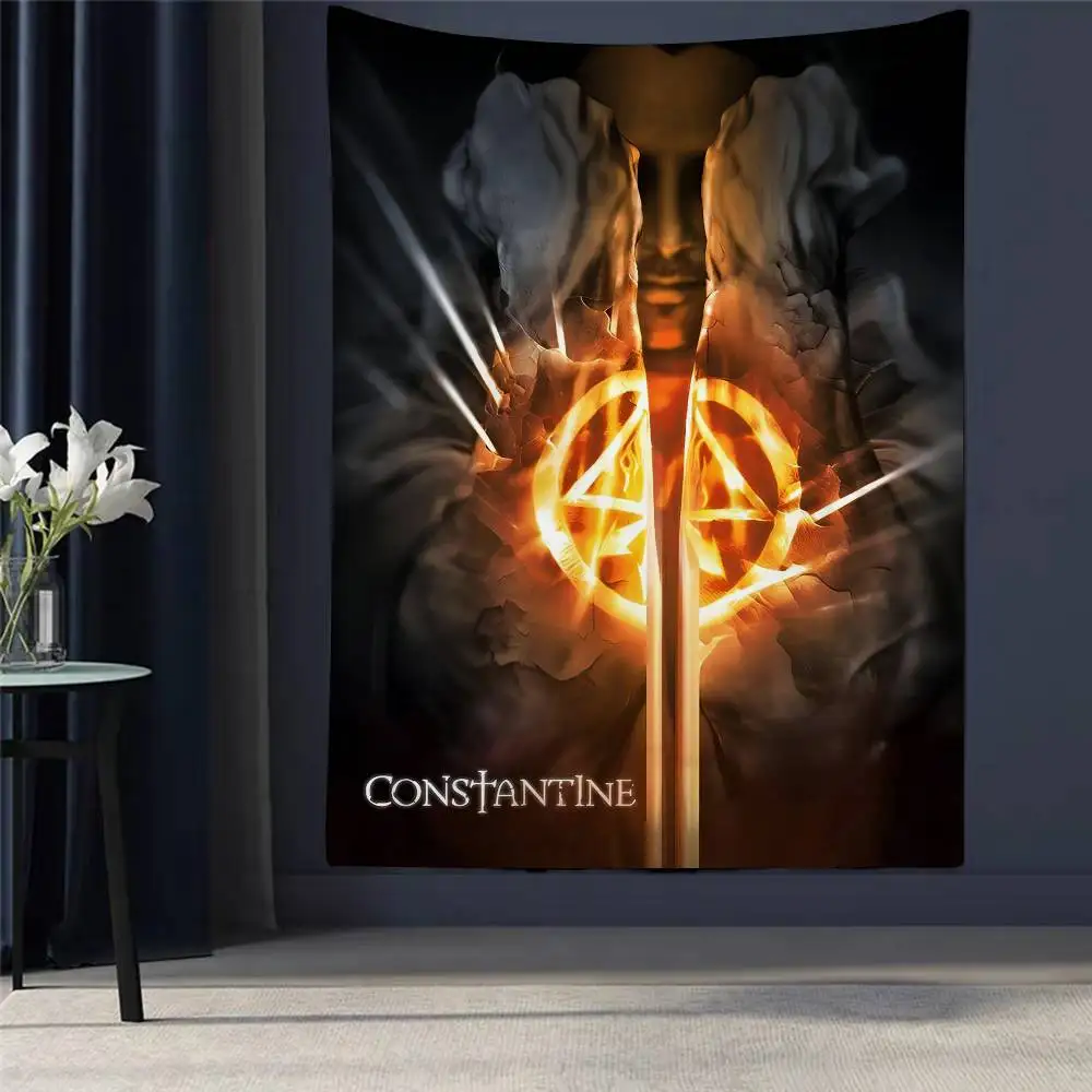 

Constantine Film Hanging Bohemian Tapestry Indian Buddha Wall Decoration Witchcraft Bohemian Hippie Cheap Hippie Wall Hanging