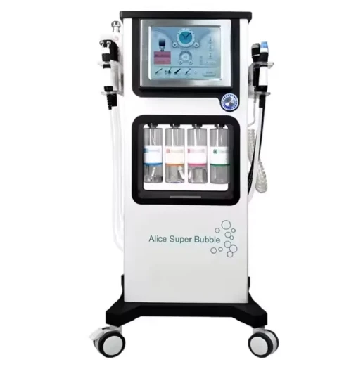 New Alice 7 In 1 Hydra Bubble Salon Facial Device Gentle Cleansing Skin Care Machine view 5