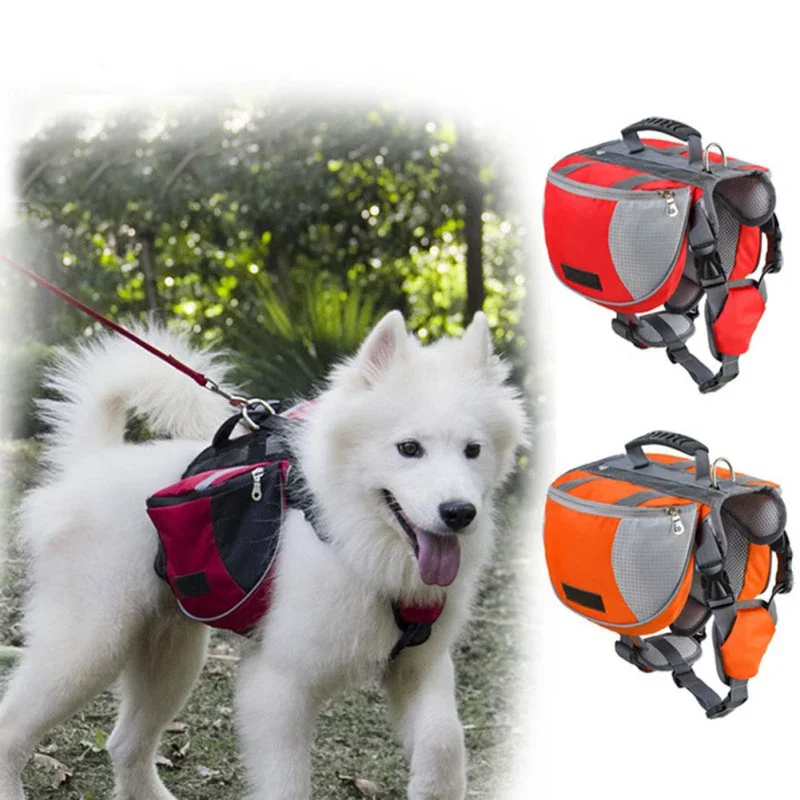

Portable Dog Backpack, Snack Storage, Dog Training Tools, Backpack, Travel Bag, Reflective Tape Backpack and Back Pocket