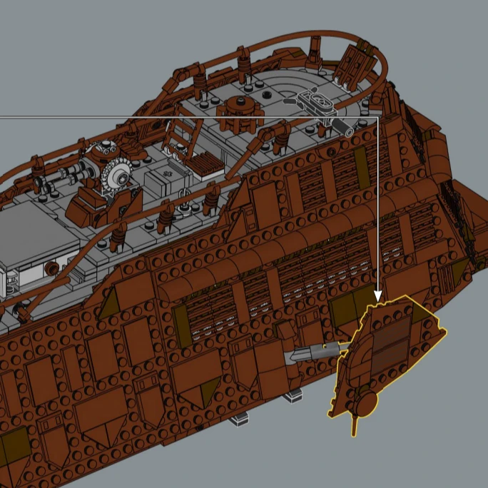Conjuntos de blocos de construção de iates de vela de luxo 75397 compatíveis com partículas Legoed adequadas para presentes de Natal 3942 peças