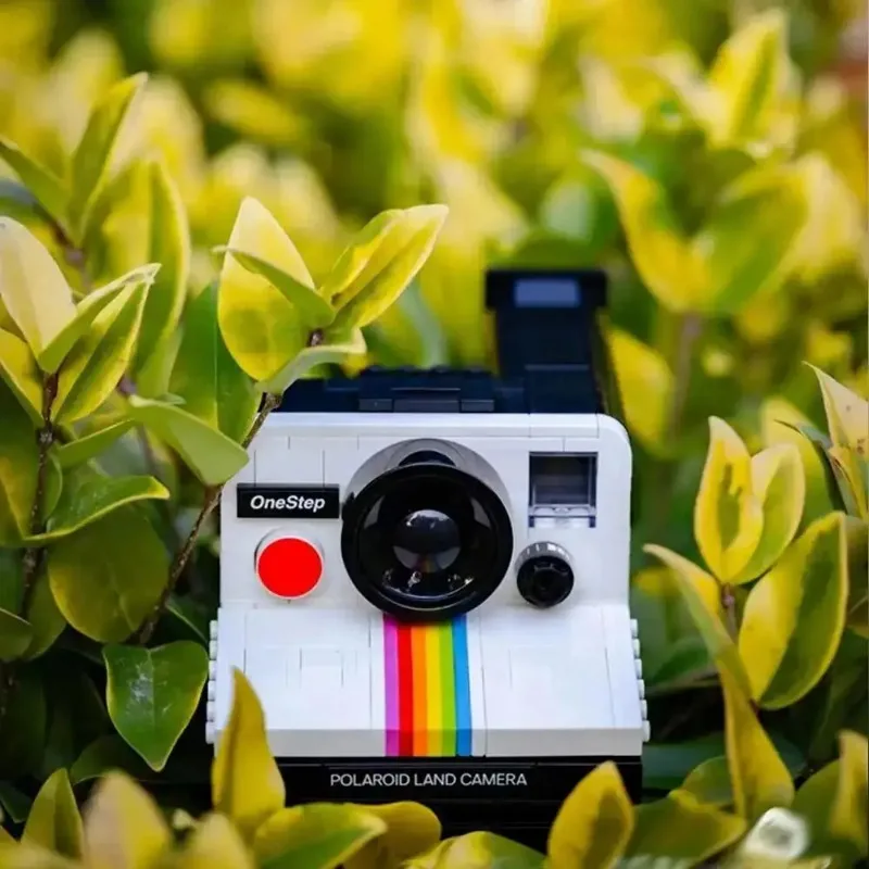 2025 جديد الإبداعية Sx-70 كاميرا بولارويد نموذج 21345-كتل زخرفة زخرفة مكتب حلية هدية عيد ميلاد للأطفال الكبار
