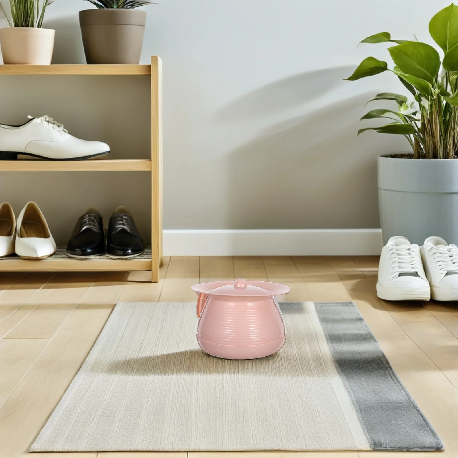 

Пластиковый писсуар, портативный горшок для мочи, ведро, плевательница, большая емкость, крышка для путешествий, кемпинга, автомобиля, домашнего использования (розовый)