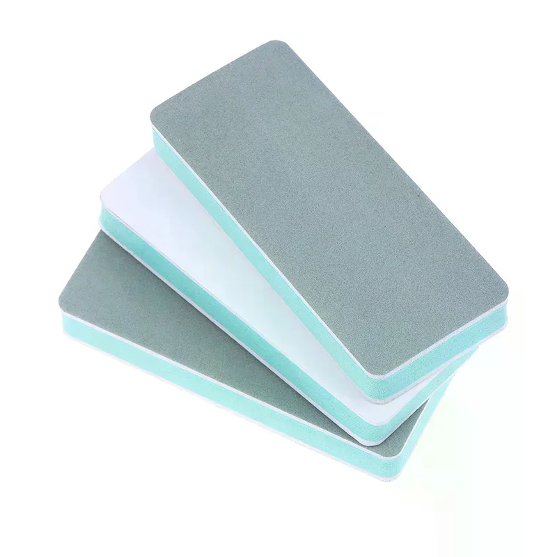 5Pcs Double Sided Sanding Sponge 600# & 3000 #Grit Multifunctional Reusable Hand Sander Blocks For Watch Strap Nail Polishing
