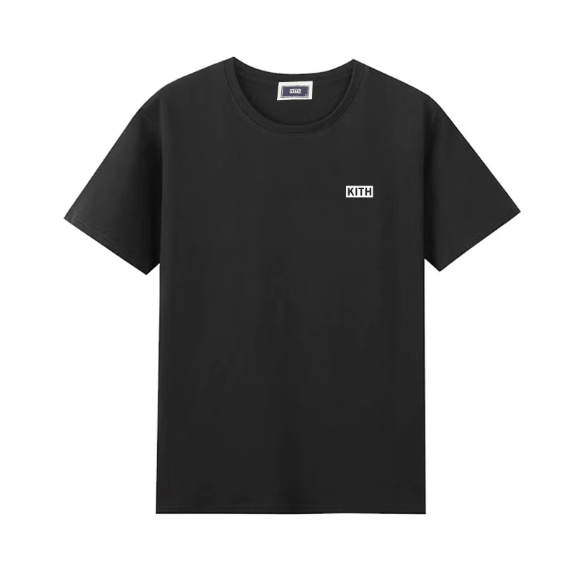 Zomer geëxporteerd naar Japan Koreaans katoen heren dames T-shirt borduurwerk letter logo paar casual losse O-hals korte mouw tees
