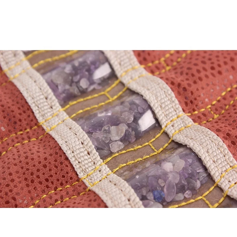 Amethyst Infrared Anion Massage Pillow, Negative Ion Heating, Healthcare Supply, Relaxation and Pain Relief, Home and Office Use