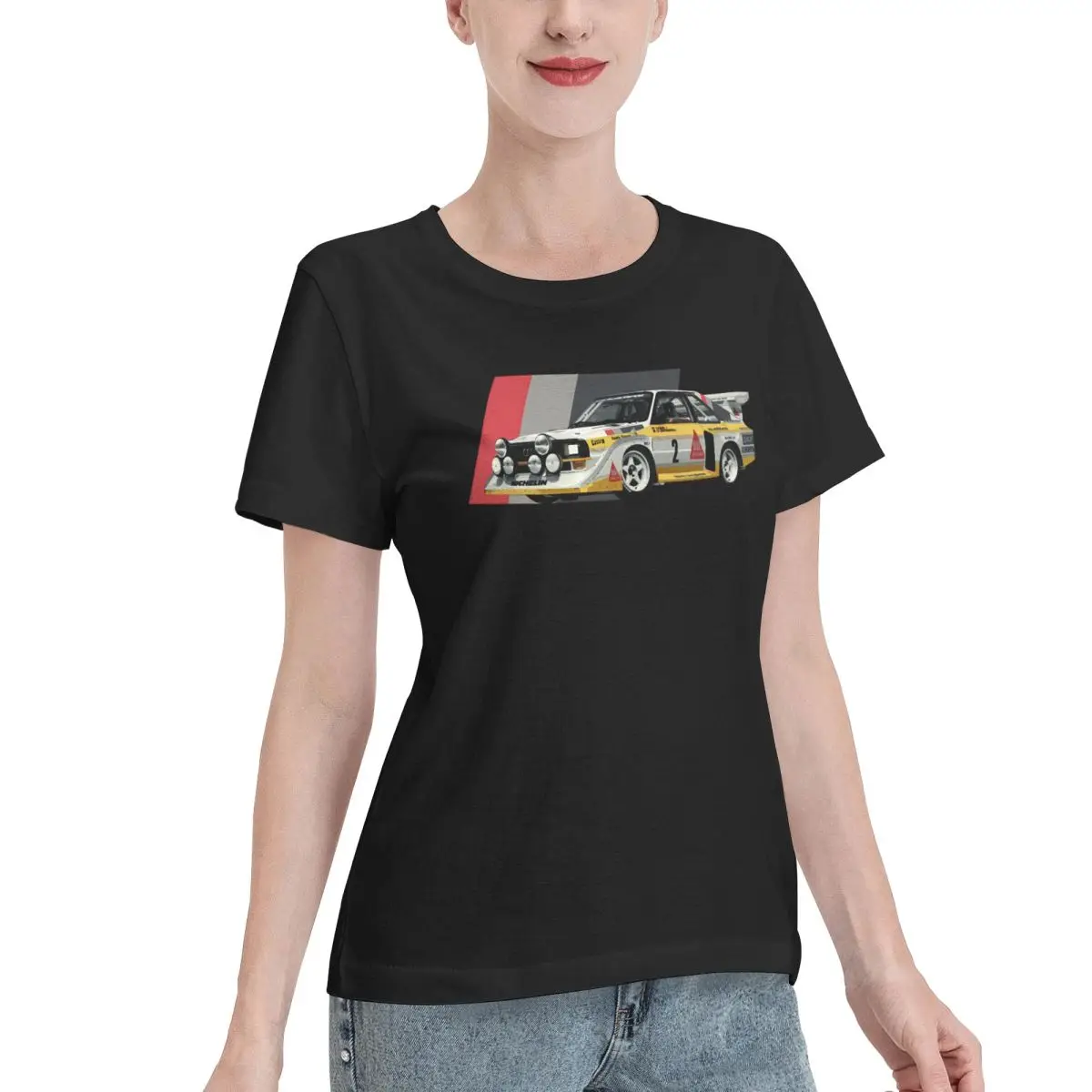 Limited Offer Sport S1 E2 Group B Rally Car Stig Blomqvist Mikkola Women's T-shirt Luxury Versatile Women Tee