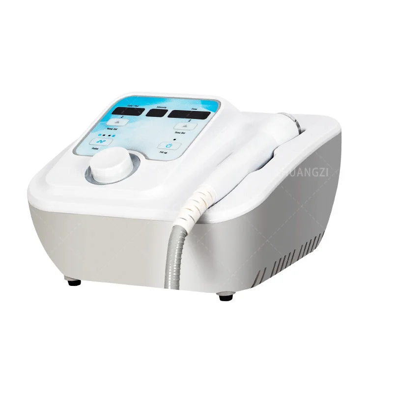 Nieuwe Hete En Koude Hamer Cryo Therapie Schoonheidsmachine Dcool Face Lifting Huid Verjonging Ems Electropration Facial Machine