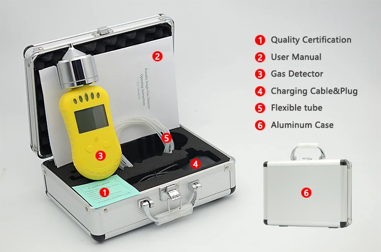 Pump Type Portable Multi Gas Detector Customized Gas H2S O2 CH4 CO Multi Gas Analyzer Price