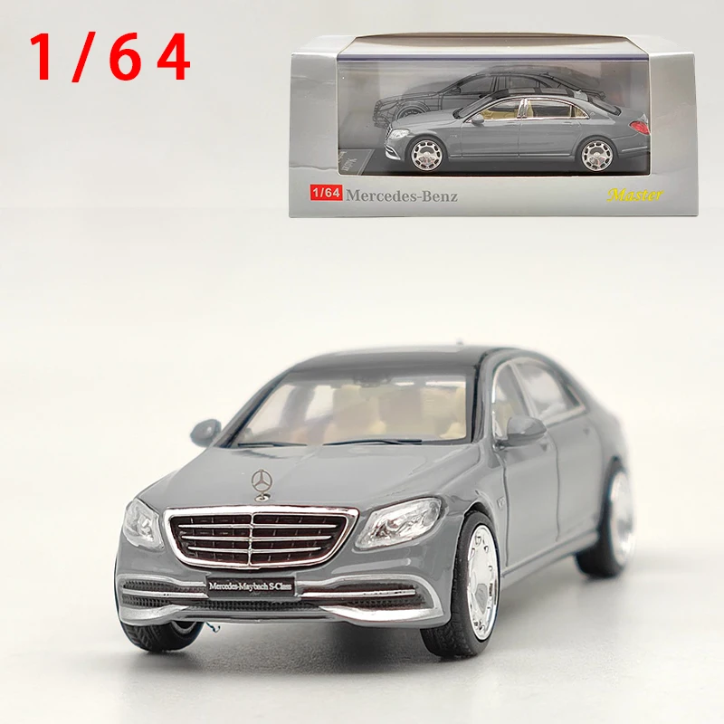 Benz Model Car Shop Diecast Maybach Model Car Master 1:64 Maybach S650 Play Vehicles Toys for Boys Gift