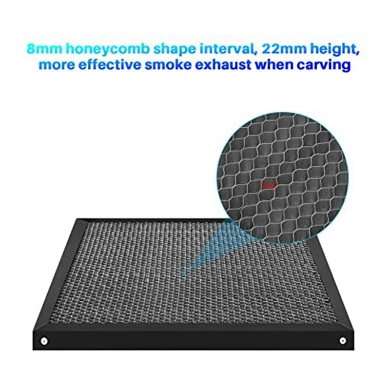 لوحة عمل قرص العسل مع صفيحة ألمنيوم ، CO2 ، ليزر ديود ، آلة نقش ، آلة قطع ، قاطع نقش بالليزر