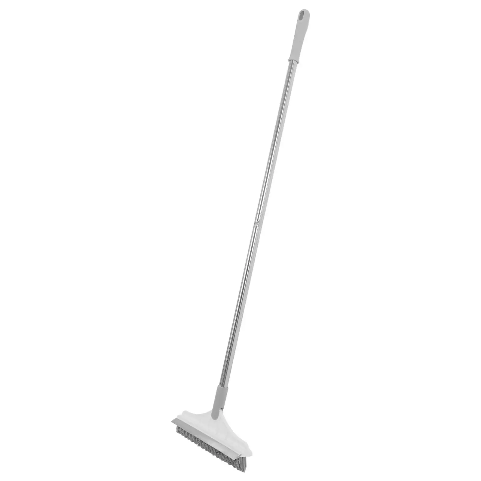 Heavy Duty Floor Scrubbing Brush Long Handle Bathroom Cleaning Tool for Grime Stain Removal on Tiles Floors Indoor Outdoor Use