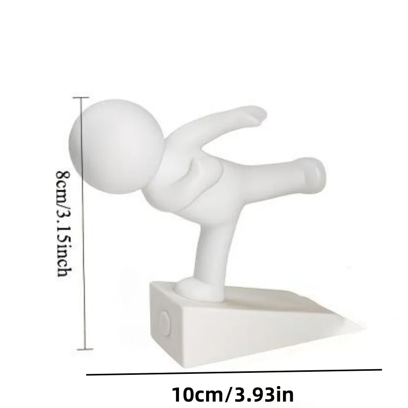 1-Piece Foot-Shaped Door Stopper, Cute Door Stopper for Daily Use, Decorative Home Decor, Flexible and Movable Door Stopper with Non-Slip Base to Protect Walls and Floors, Home Decoration