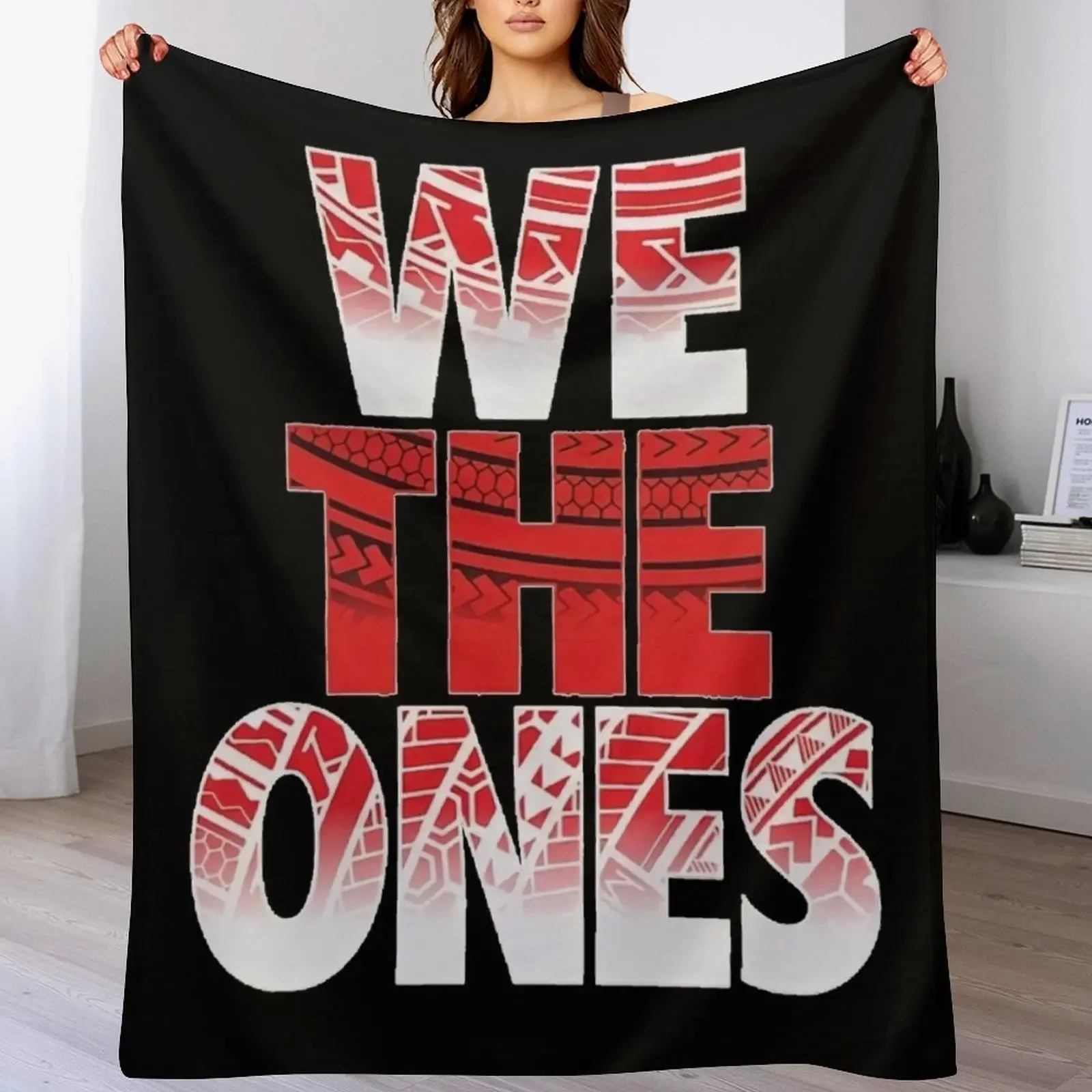 

The Usos We The Ones Tribal Throw Blanket warm for winter Bed Custom wednesday Blankets