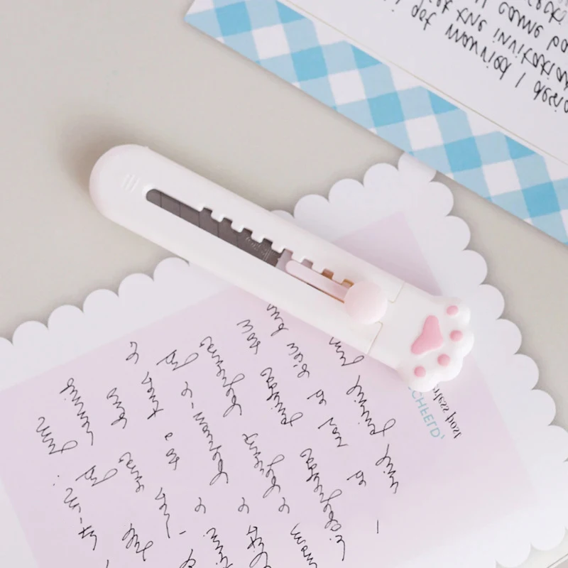 Lytwtw's Cartoon Utility Knife Art Cutter Student DIY Stationery School Supplies image 6