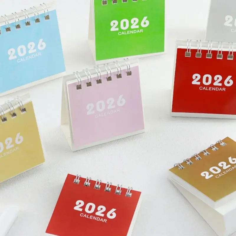

2026 Desk Calendar 17 месяц Ссылка с августа 2025 года по декабрь 2026 г. Ежемесячный календарь с двумя календарями для