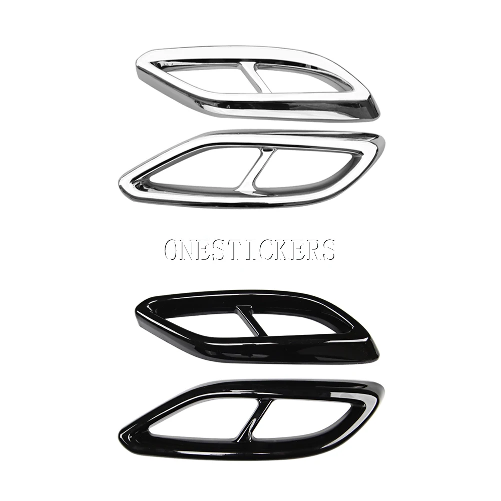 For Mercedes Benz CLA Class C118 W118 CLA180 200 220 250 260 2020-2022 ABS Car Accessories Muffler Exhaust Pipe Tail Cover Trim