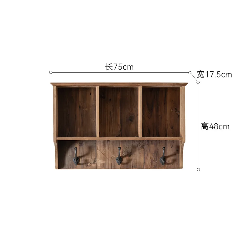 Locker Vintage Home Glass Door Display Entrance Cabinet