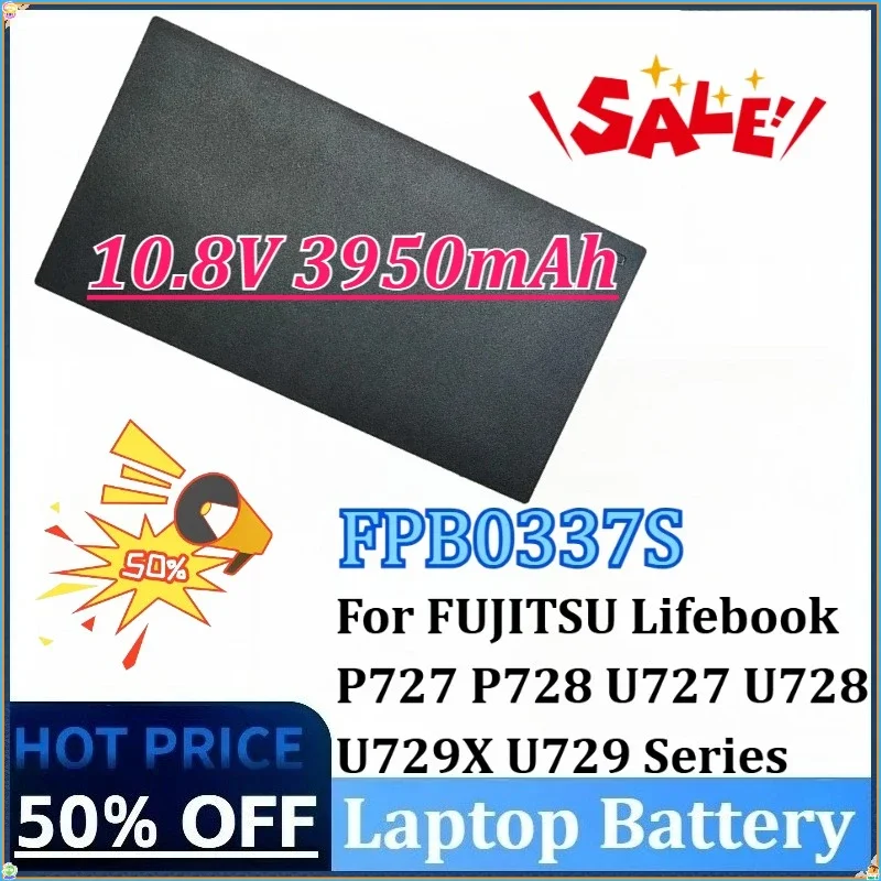 New FPB0337S 10.8V 3950mAh 45Wh Laptop Battery PPCBP530 FMVNBP246 for FUJITSU Lifebook P727 U727 U728 P728 U729 U729X Series