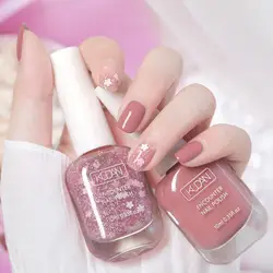 Nail Art Tearable Quick Dry Normal Without Lamp Nail Polish Glitter Sequins UV Varnish Matte Waterproof No-bake Nail Polish