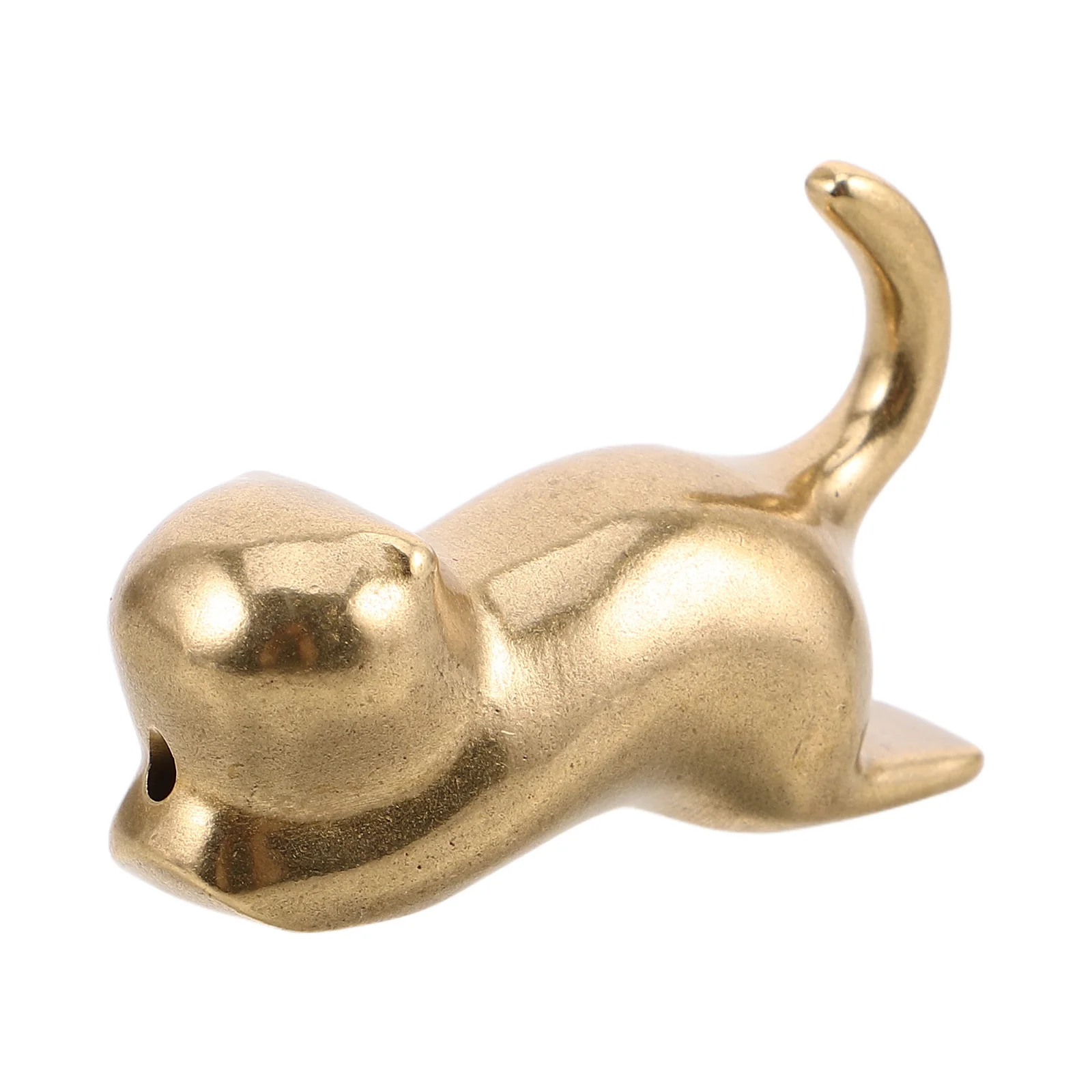 

Elegant Cat Shaped Incense Holder Brass Made Vertical Stick Stand for Zen and Relaxing Environment Incense Stick Holder Base