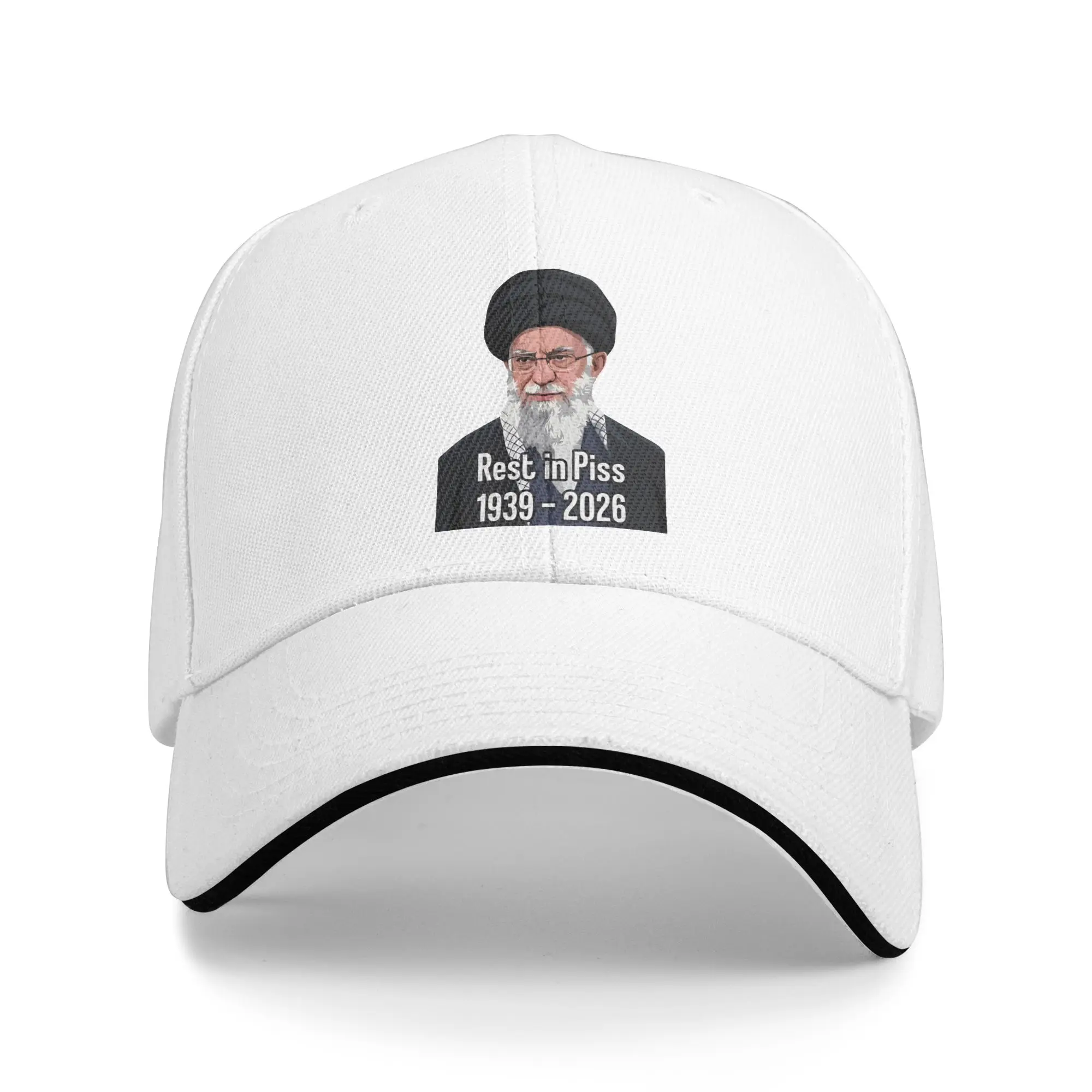 Ali K-Khamenei  Sun Baseball Cap Summer Women Men  Design Trucker Hat High Quality Fashion Tennis Skate Baseball Caps