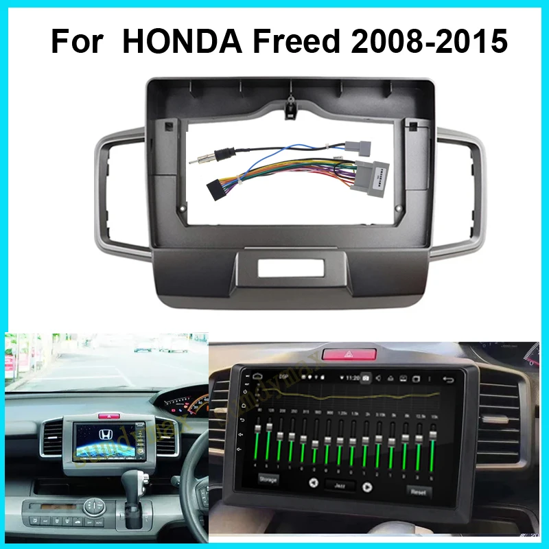 

10.1 Inch Car Radio Fascia For HONDA Freed 2008-2015 car panel Android MP5 Player Casing Frame 2din Head Unit Stereo Dash Cover