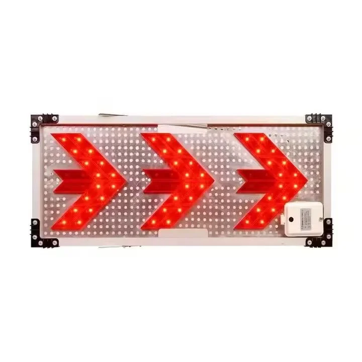 Road construction Aluminum traffic Consultant turn directional flashing indicator lamp signal panel Led arrow light sign board