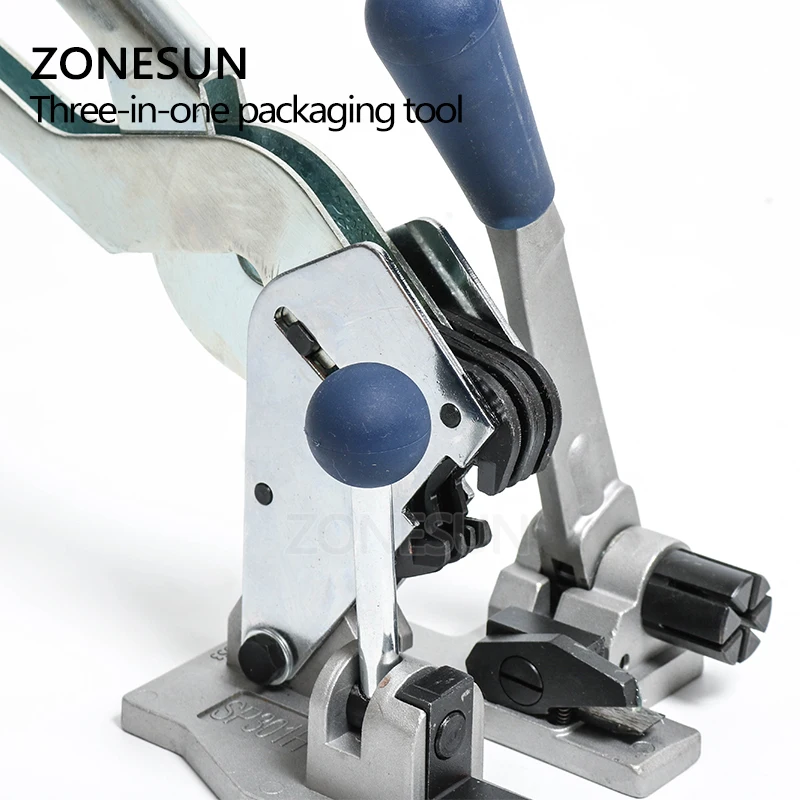 ZONESUN Manual Strapping Tool Packaging Tool Multifunction Plastic 13mm PP Packing Strap Belt Tensioner Cutter  Hand Tool Set