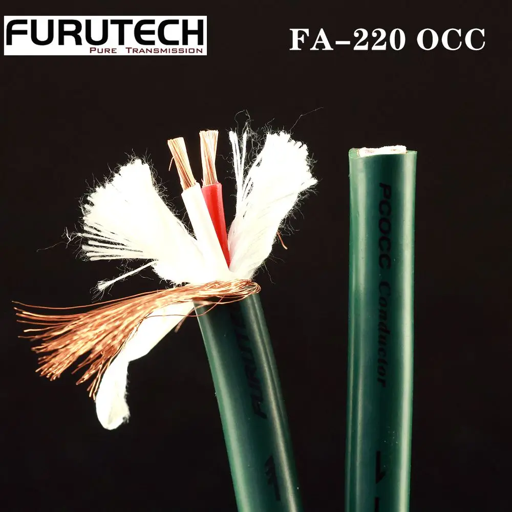  Japanese FURUTECH FA-220 OCC Bulk Audio Signal Cable XLR Balanced Interconnect Wire HiFi Audiophile Amplifier Speaker DIY Cable