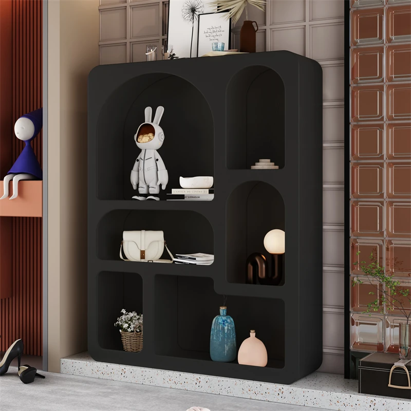 Living Room Display Cabinet Storage Nordic Bookshelf White Cabinet Toy Organizer Vitrine Salon Meuble En Verre Furniture