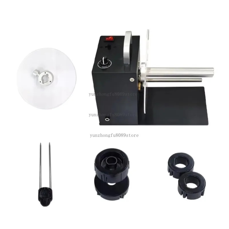 BSC-H6 Electric Label Rewinder Motorized Label Rewinding Machine Adjustable Speed 120mm Width 168mm Roll Diameter