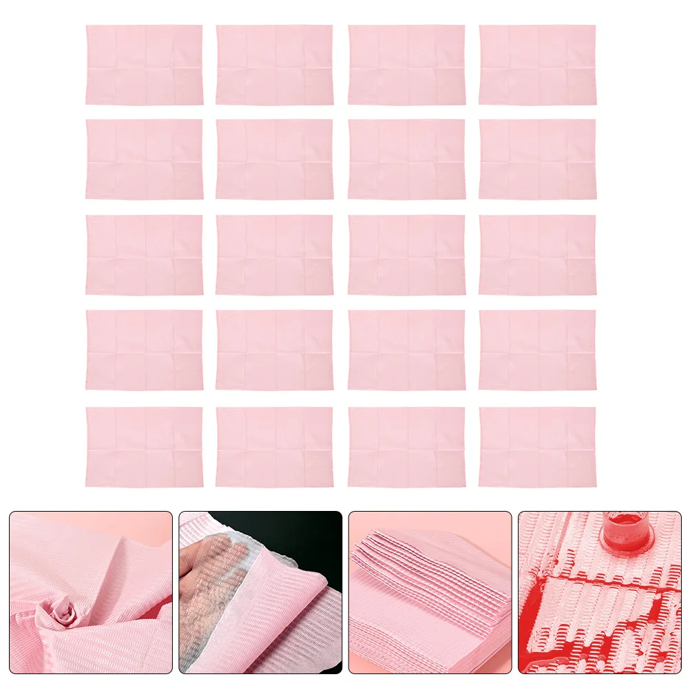 

125 Pcs Tattoo Table Mat Waterproof Disposable Non woven Tablecloth Three layer PE Membrane Anti slip Grid Lines Single use