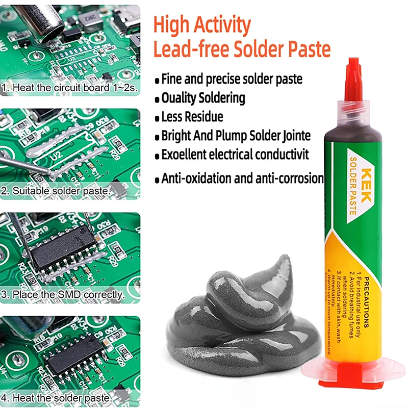 Low Temperature Paste With A Melting Point Of 138 Is Suitable For SMD Welding Soldering