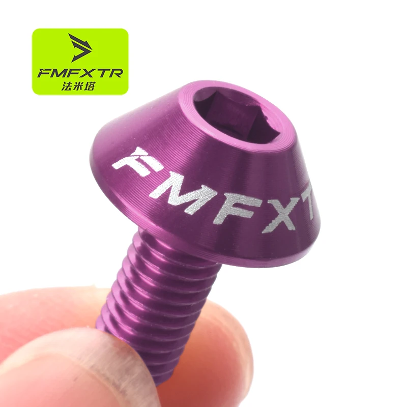 2PCS MTB kettle bracket screws Aluminum alloy screws M5*12mm Road bike screws are not rusty bike parts can be customized