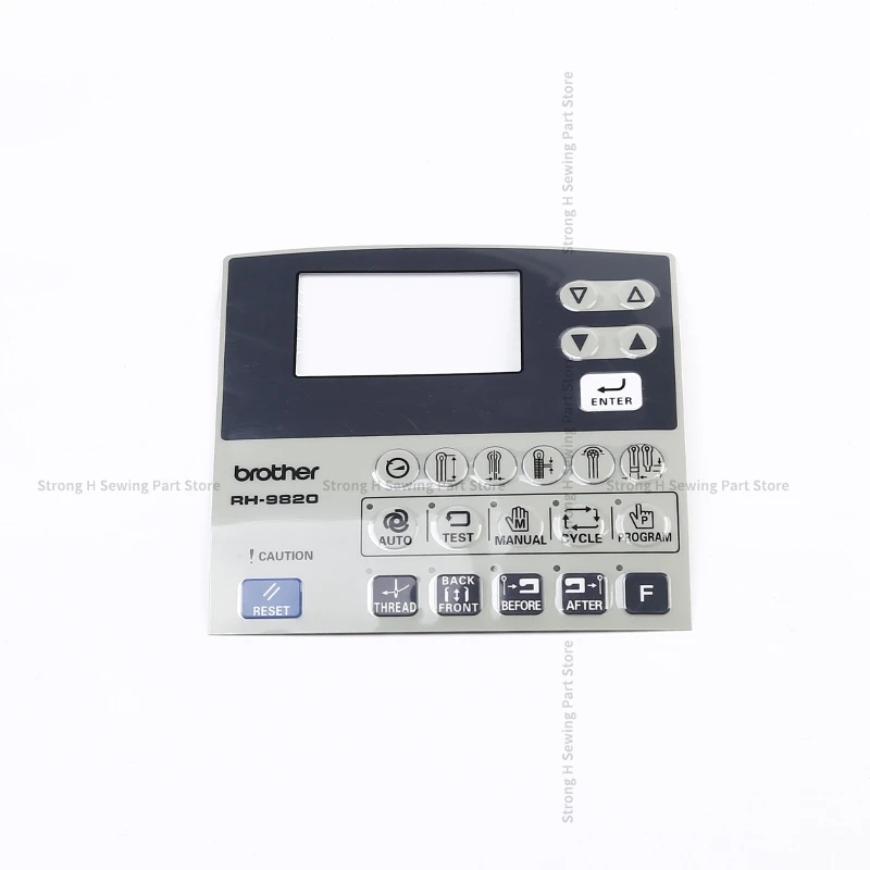 1PCS New Operation Panel Board Sticker Membrane Film Keypad Button Switch Paper for Brother 9820 RH-9820 Industrial Sew Machine