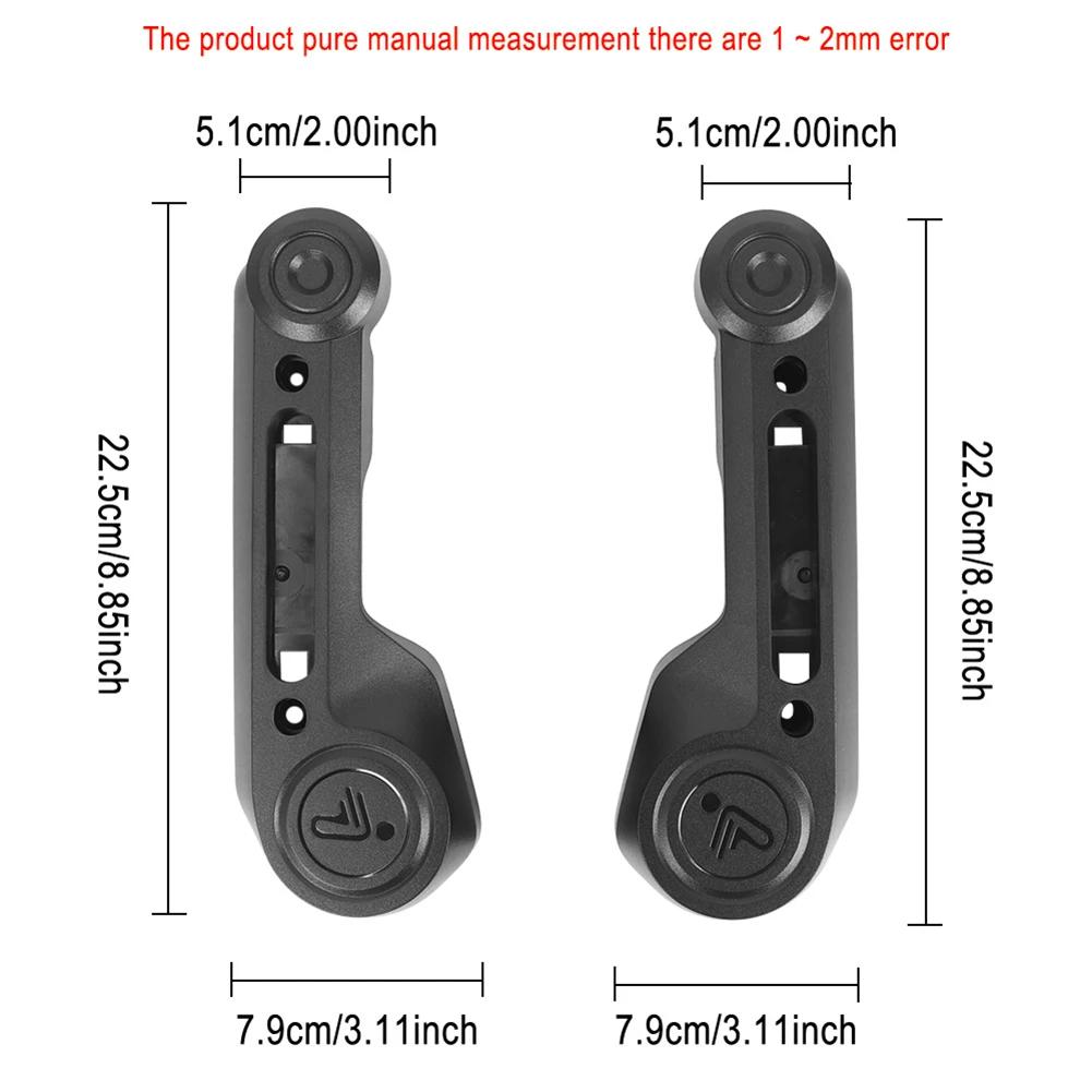 

For Ninebot MAX G3 Electric Scooters Left/Right Rear Fork Cover Decoration Shell ABS Black Weather-Resistant Wheel Protection