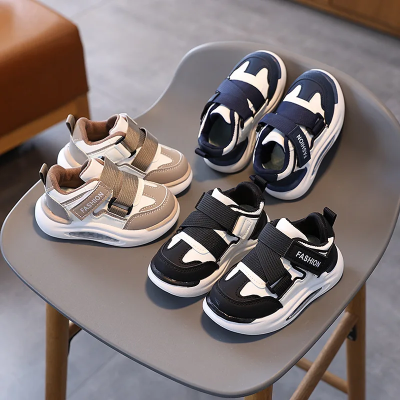 Spring and Autumn 2026 New Korean version of Outdoor girls Boys Sport Causal shoes soft-soled children's baby children's shoes