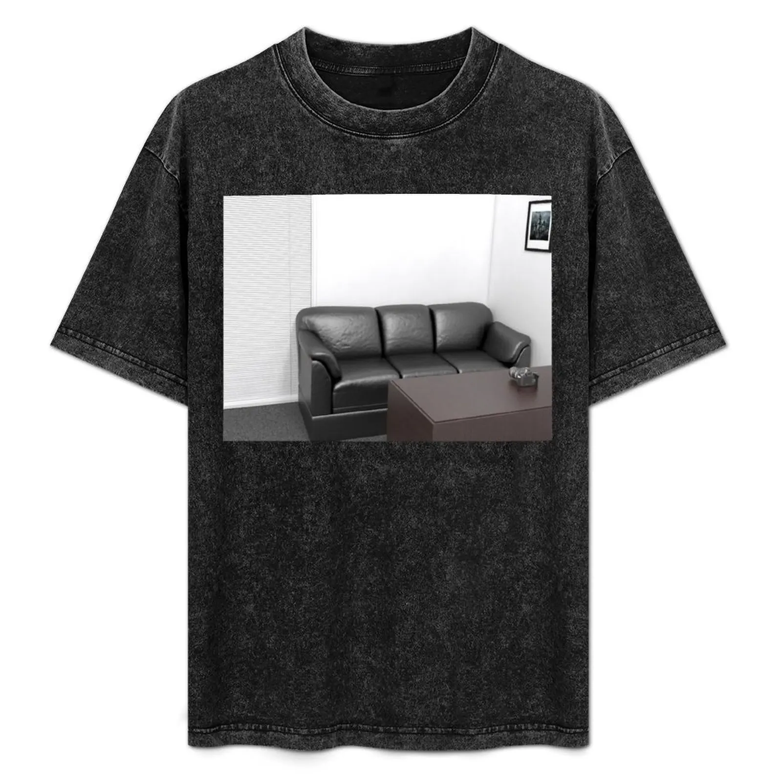 

couch-casting T-Shirt Minimalist Plain Crew Neck T-Shirt