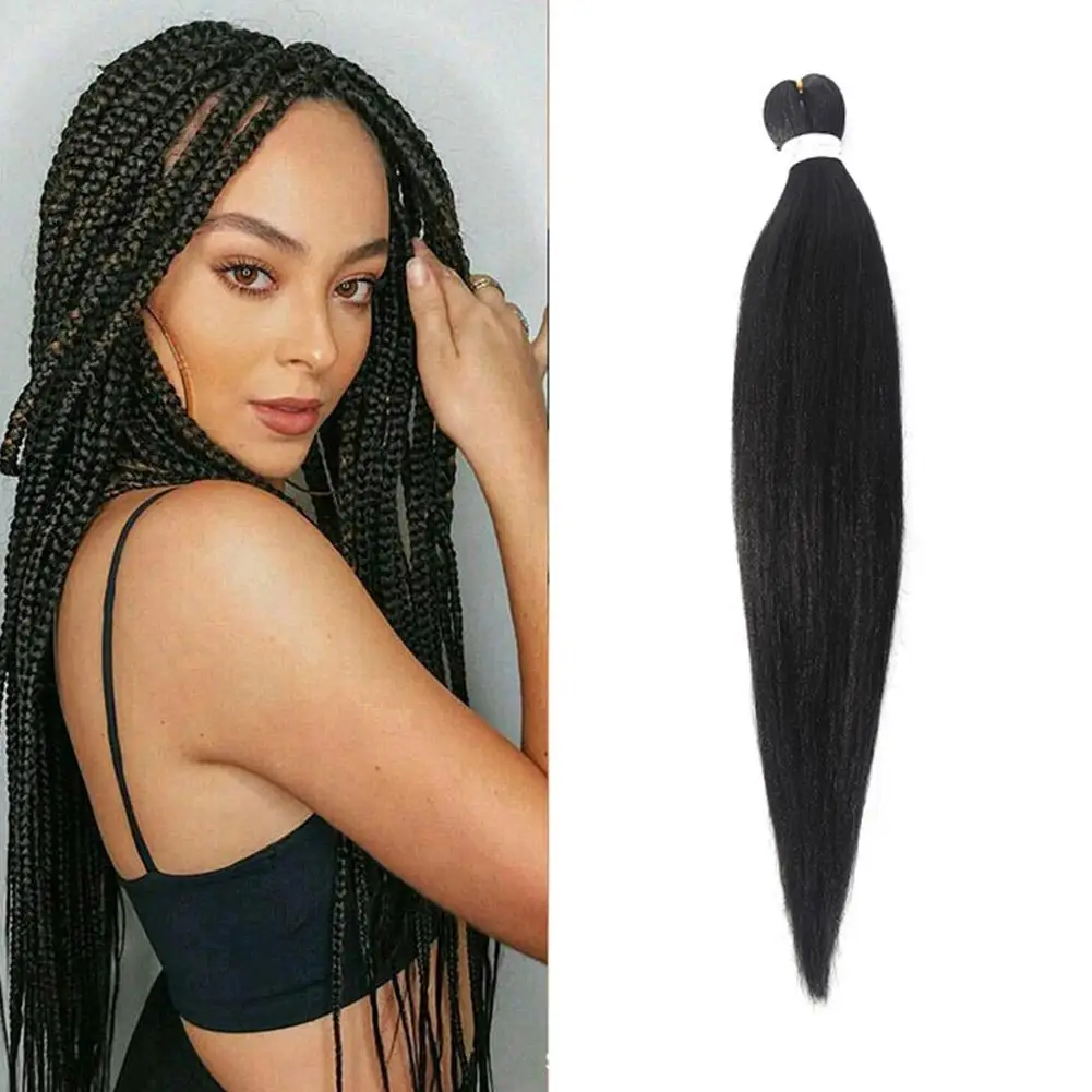 Extensiones de cabello trenzado Jumbo sintético preestirado, pelo Kanekalon rojo y rosa de 26 pulgadas para trenzas Afro de ganchillo Kpop