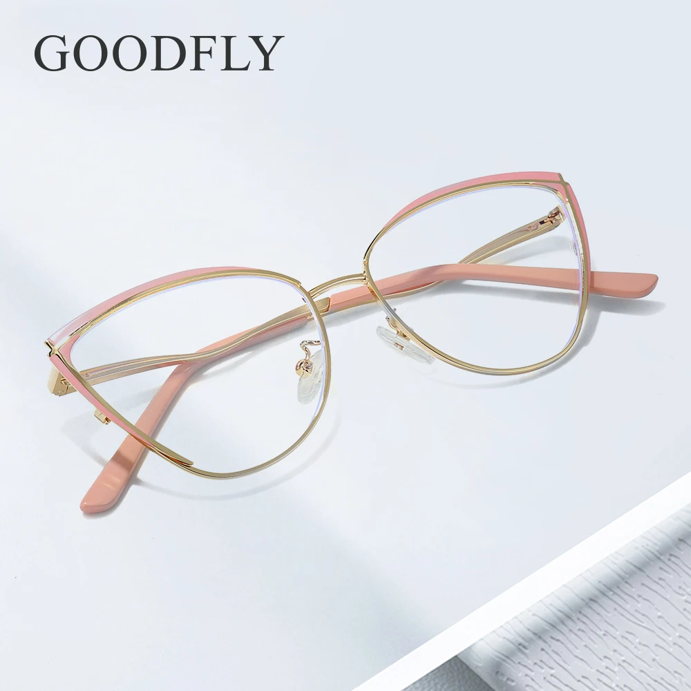 Cat Eye Frame Blue Light Blocking Glasses in Trend Prescription Glasses for Women Eyewear Lenses Reading Women's Grade Myopia