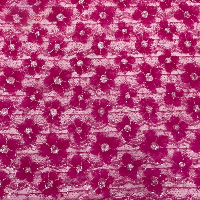 قماش دانتيل جاكار أفريقي عالي الجودة وقماش مطرز شبكي من الدانتيل الفرنسي الفاخر، مخيط لفساتين السهرة