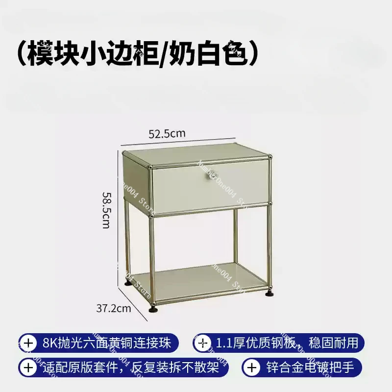 Applicable to bedside table bedroom modern minimalist ins storage sofa side cabinet