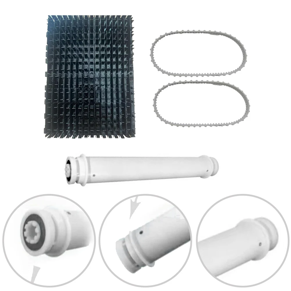 RCX26003 Wheel Tube with Brush and Two Drive Belts for Hayward For TigerShark Robotic Cleaners RC9742 RC9956CC RC9965CC RC9950A