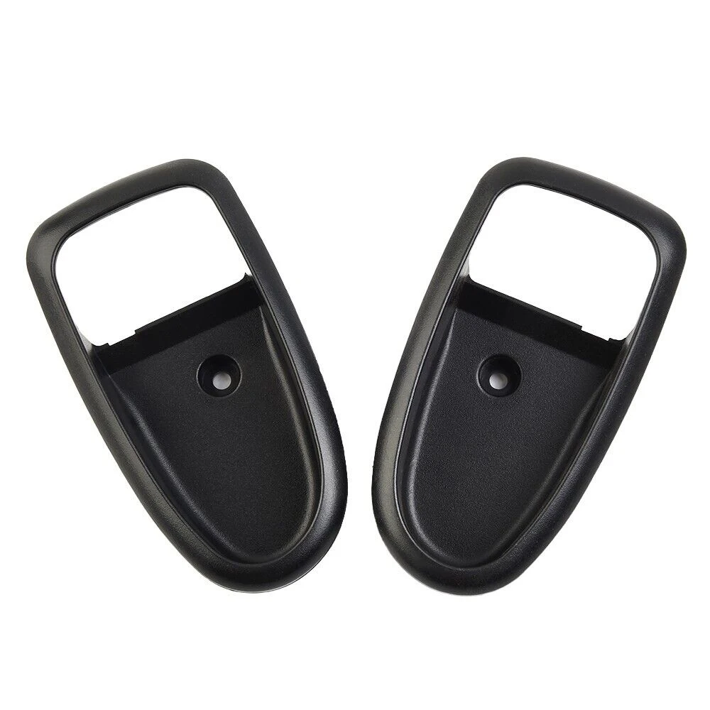 2Pcs Black Plastic Car Interior Door Handle Trim Right & Left for Hyundai Elantra 2001-2006 Avante XD 2000-2006