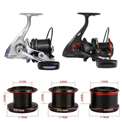 New Metal Spool Spinning Reel Sea Tackle Spinning Wheel for Saltwater bass Carp Pesca 12KG Max Durable Fishing Reel(Give Gifts)