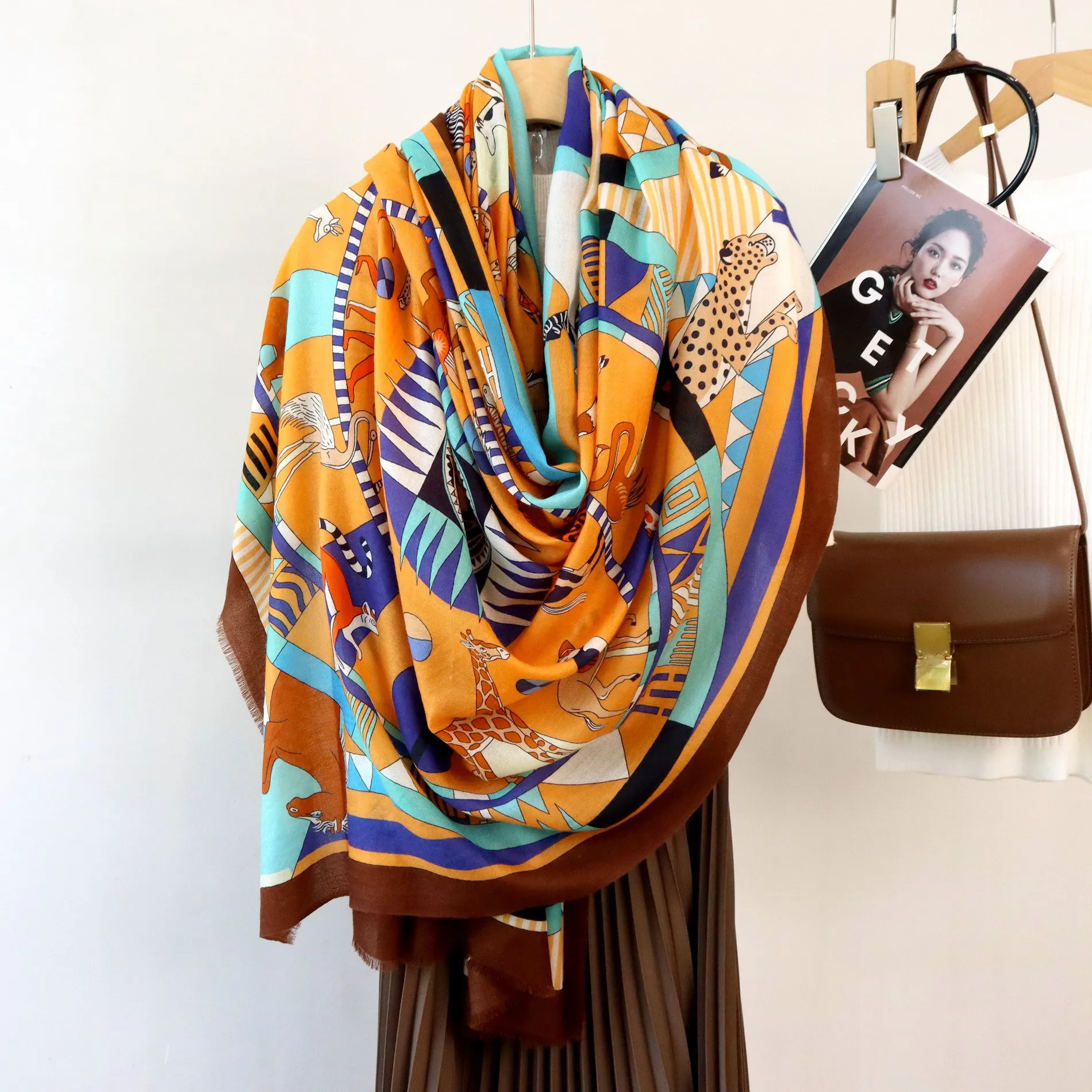 Очень большой зимний шарф для  – обзор и цена Cashmere Pashmina Wrap